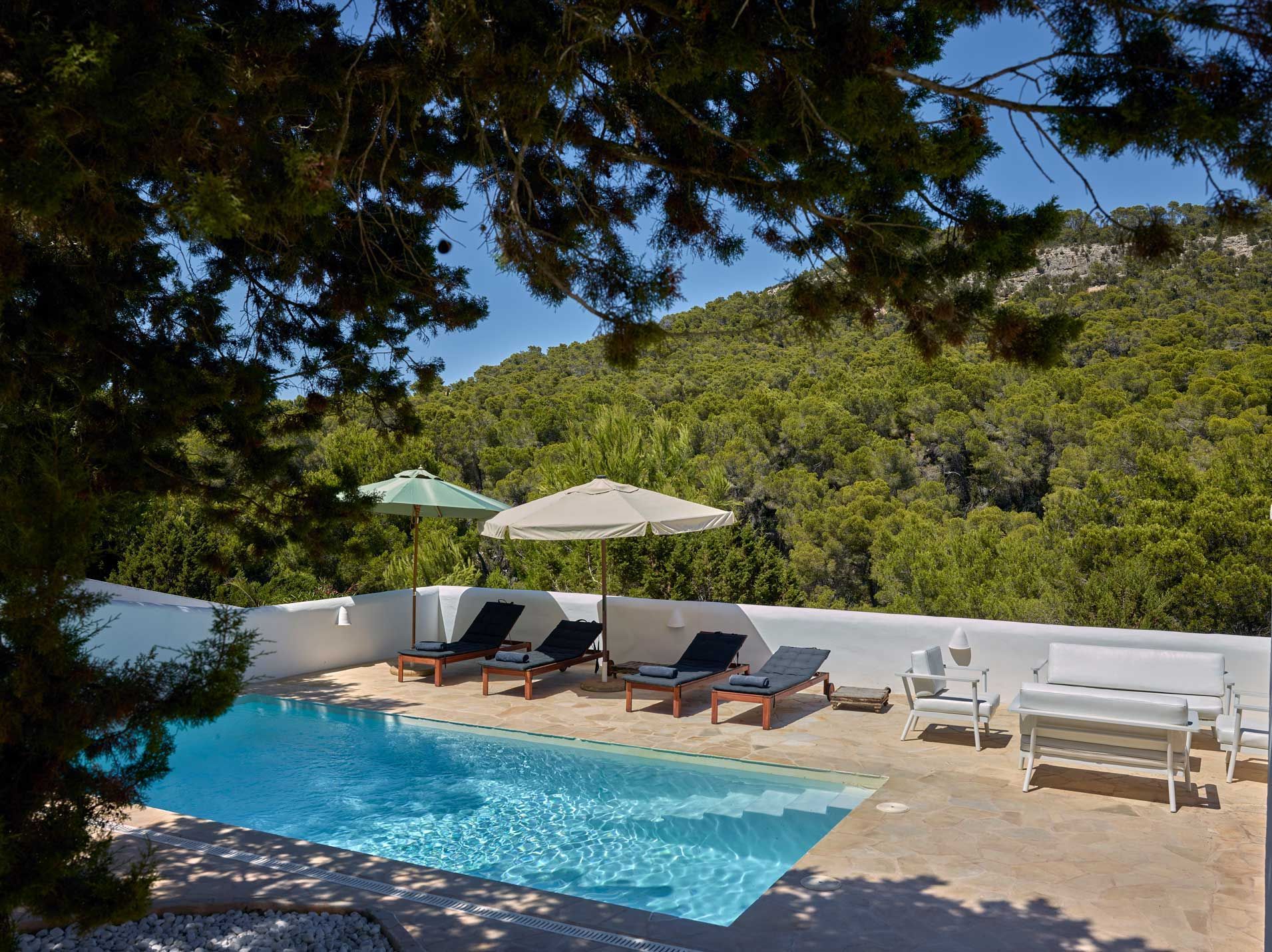 Swimming pool of House or chalet for sale in Sant Josep de sa Talaia  with Air Conditioner, Heating and Private garden