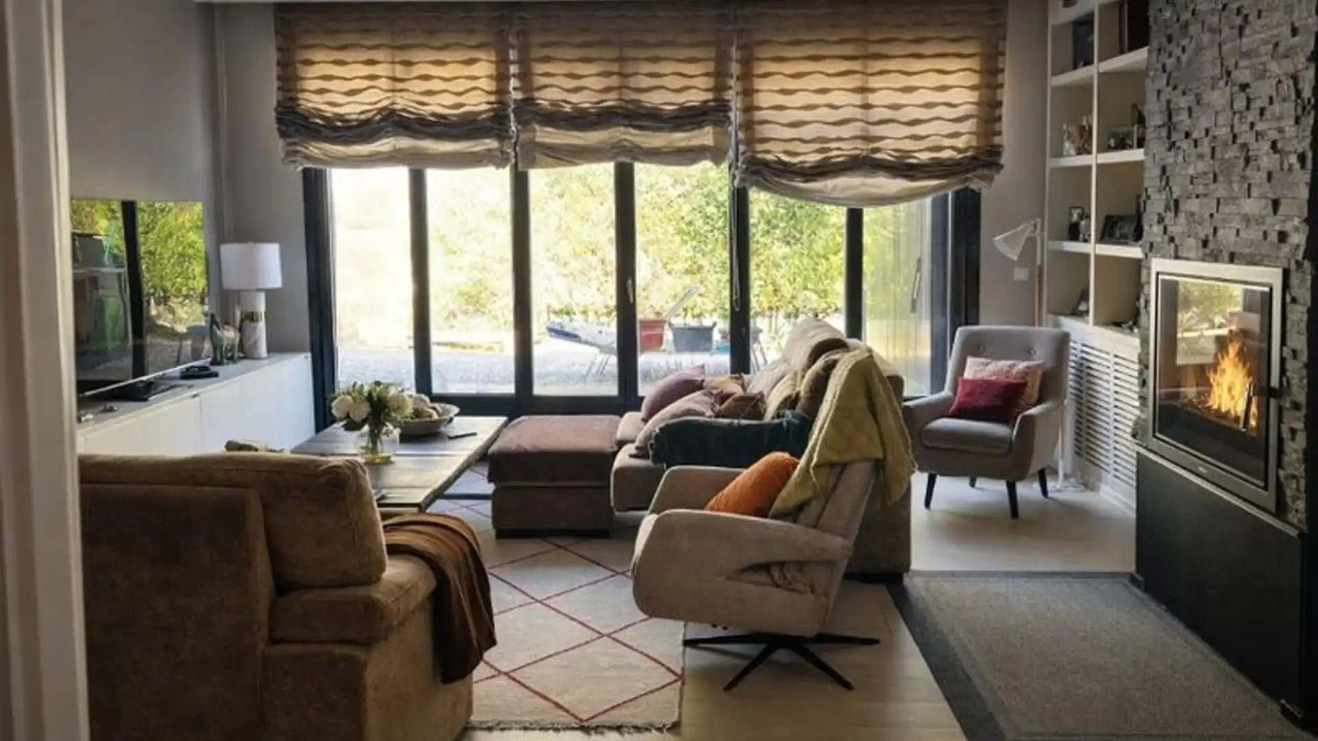 Sala de estar de Casa o chalet en venta en Elgeta con Calefacción, Jardín privado y Terraza