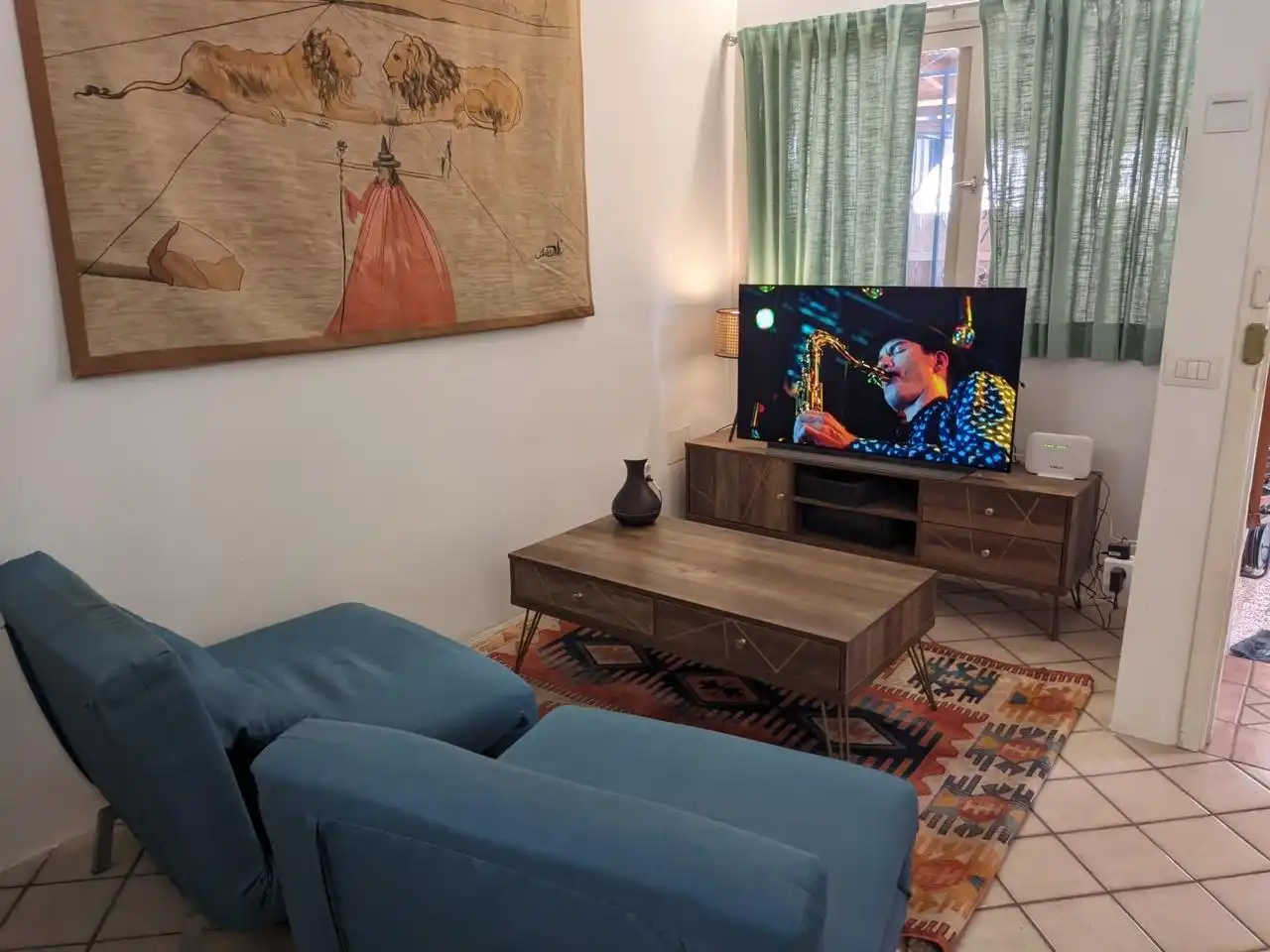 Wohnzimmer von Wohnungen zur Miete in Arona mit Möbliert und Gemeinschaftspool