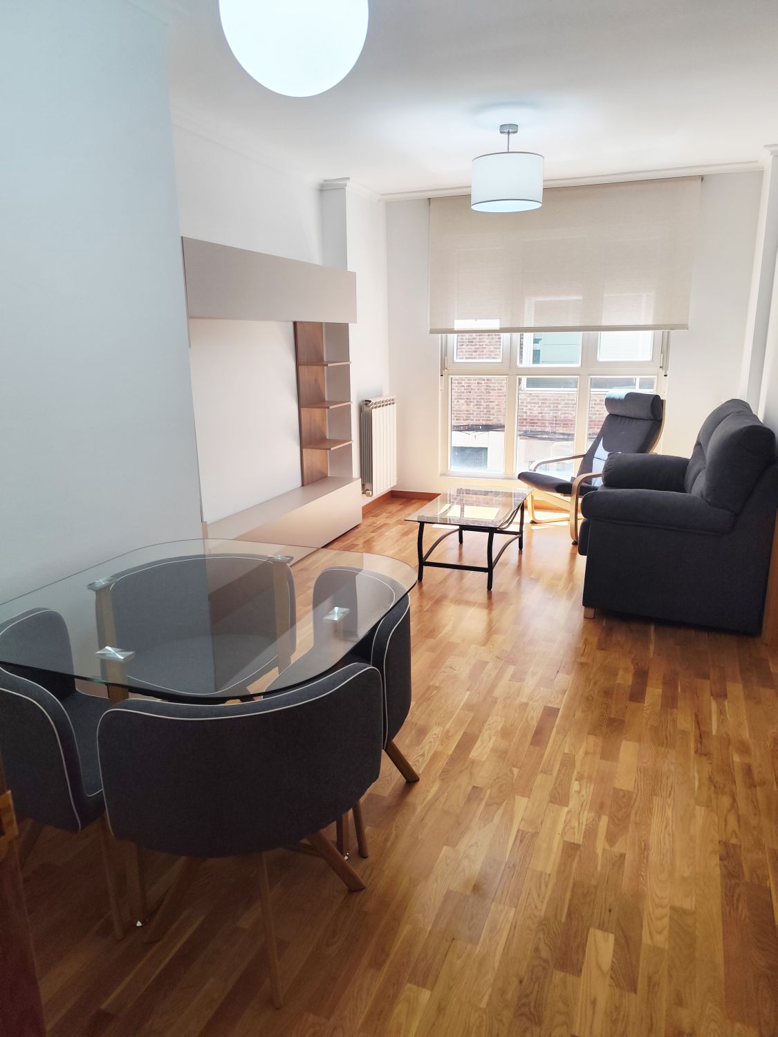 Sala de estar de Piso de alquiler en Palencia Capital con Calefacción, Terraza y Trastero