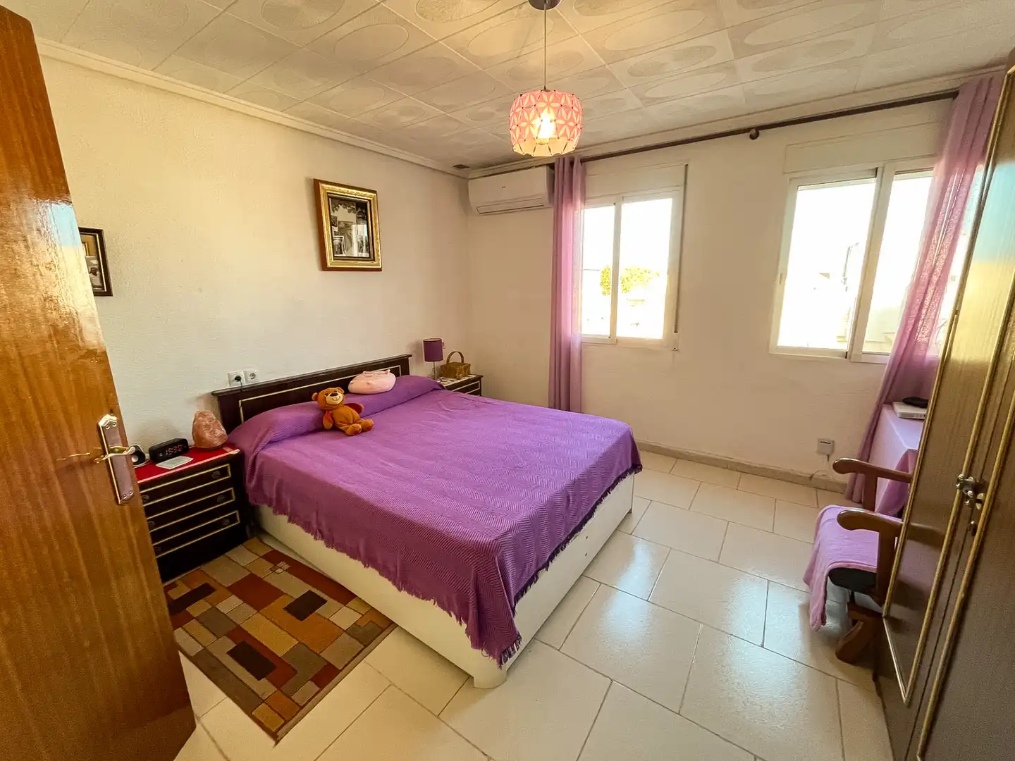 Schlafzimmer von Wohnung zum Verkauf in Sagunto / Sagunt mit Klimaanlage, Heizung und Möbliert