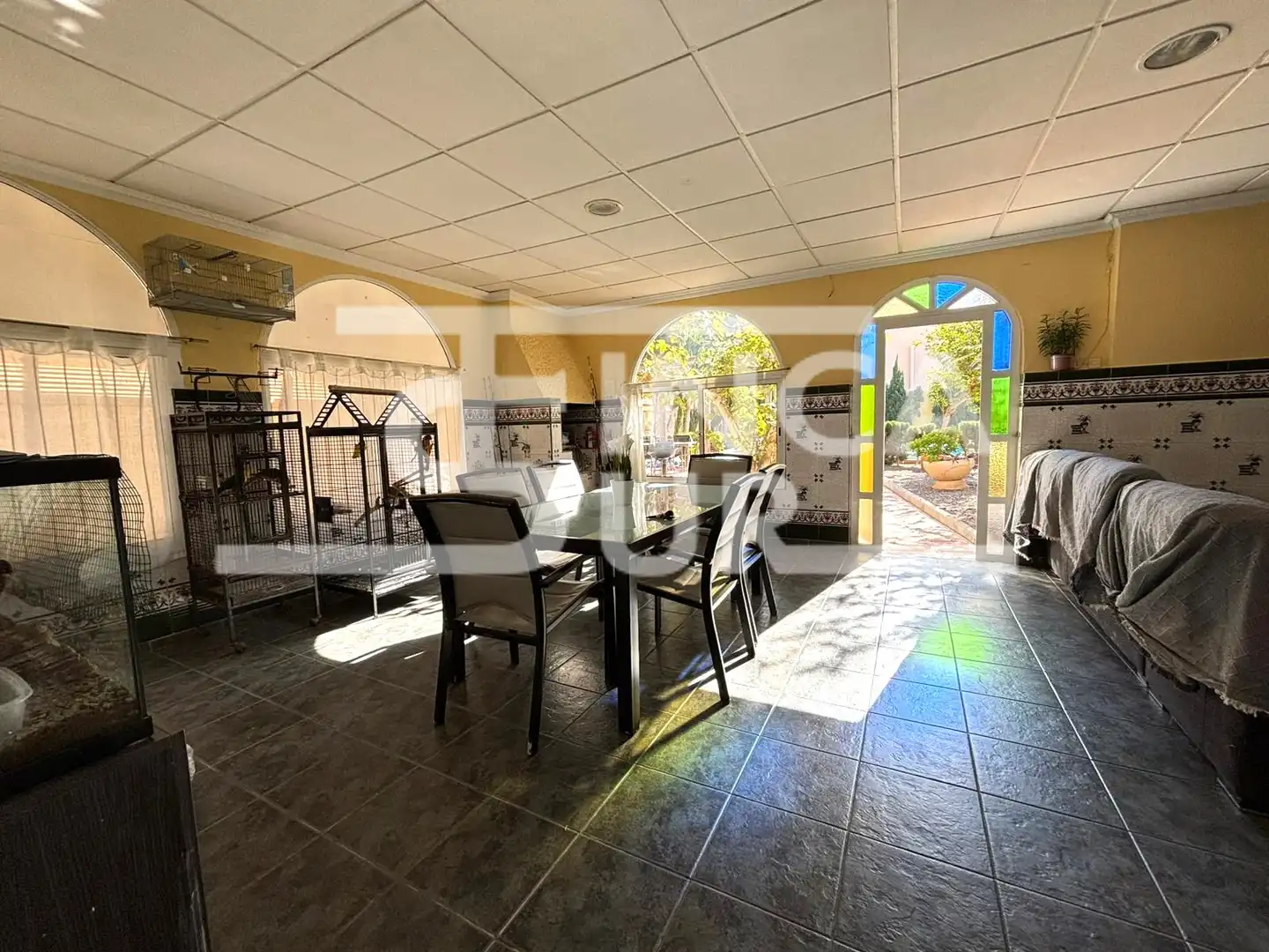 Terraza de Casa o chalet en venta en Roquetas de Mar con Aire acondicionado, Jardín privado y Terraza