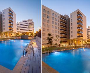 Swimming pool of Planta baja for sale in  Almería Capital  with Parquet flooring, Terrace and Storage room
