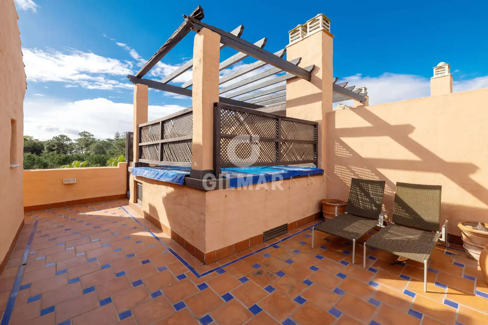 Terrace of Duplexes for sale in Estepona  with Heating, Private garden and Storage room