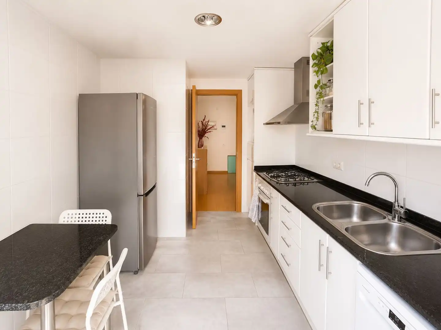 Kitchen of Flat for sale in Mataró  with Air Conditioner, Heating and Parquet flooring