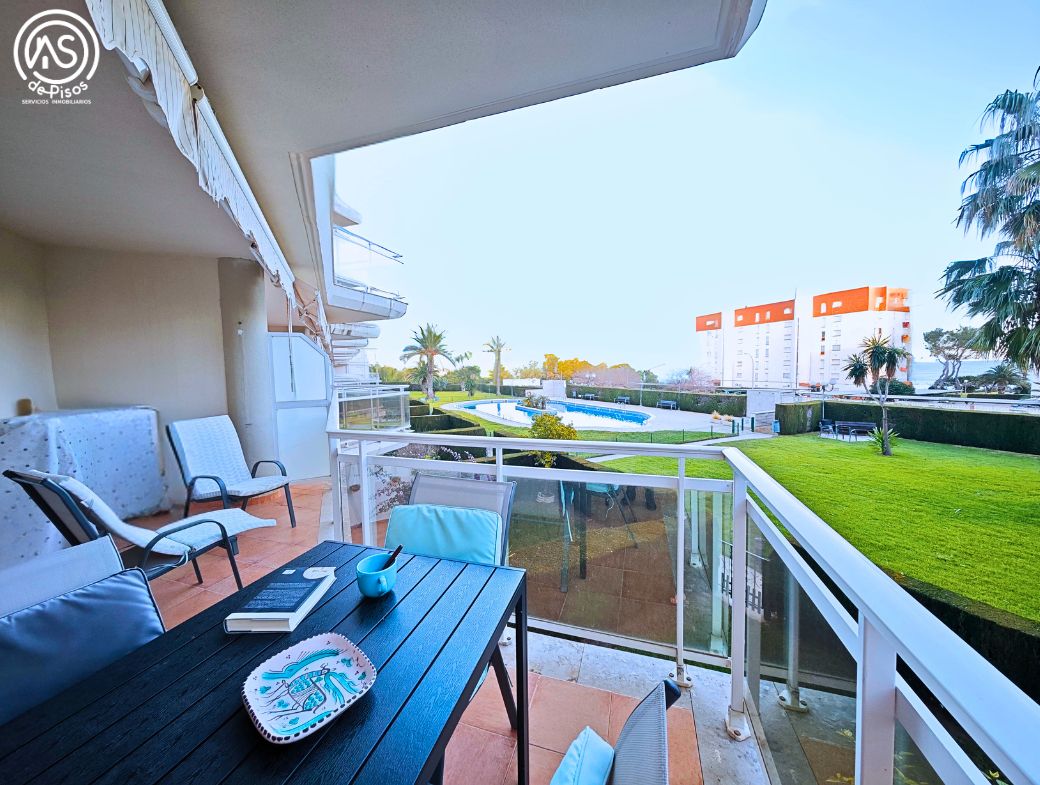 Terrace of Flat to rent in Mont-roig del Camp  with Air Conditioner, Heating and Terrace