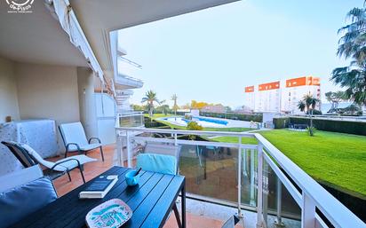 Terrace of Flat to rent in Mont-roig del Camp  with Air Conditioner, Heating and Terrace