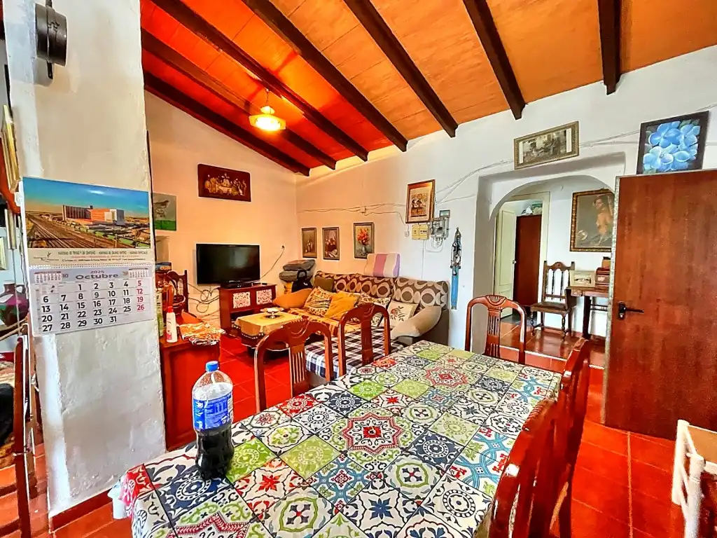 Sala de estar de Finca rústica en venta en Macharaviaya con Jardín privado, Terraza y Amueblado