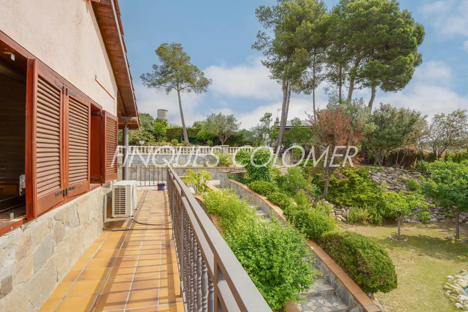 Garden of Houses for sale in Rubí  with Air Conditioner, Private garden and Parquet flooring