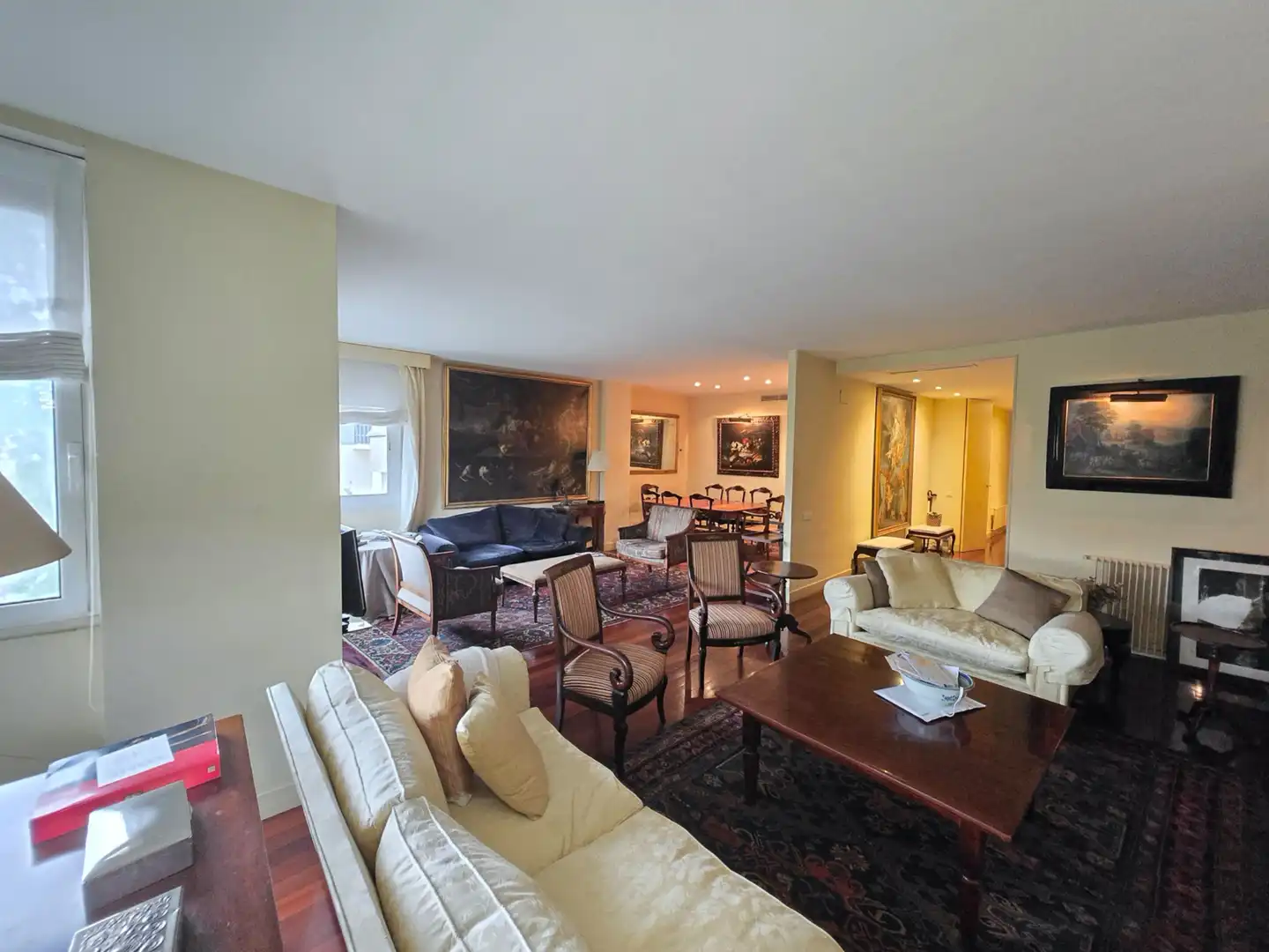 Sala de estar de Piso en venta en Barcelona con Aire acondicionado, Calefacción y Parquet