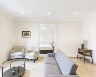 Living room of Apartment to rent in  Barcelona Capital  with Air Conditioner, Heating and Parquet flooring