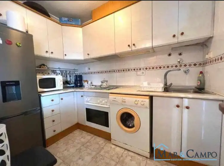 Cocina de Casa adosada en venta en Los Alcázares con Aire acondicionado, Jardín privado y Amueblado