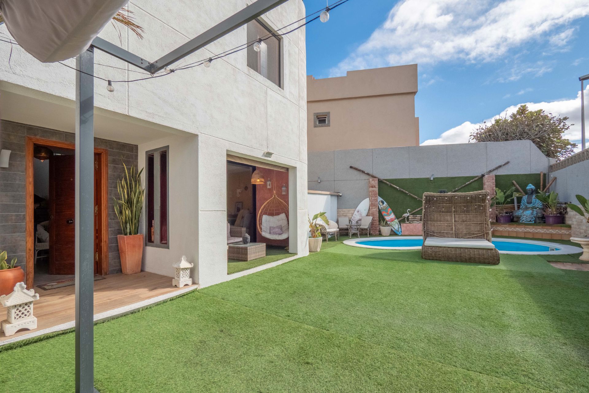Garden of House or chalet for sale in Telde  with Private garden, Parquet flooring and Terrace