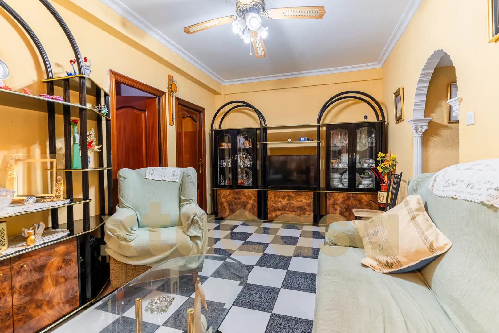 Sala de estar de Piso en venta en Cádiz con Amueblado