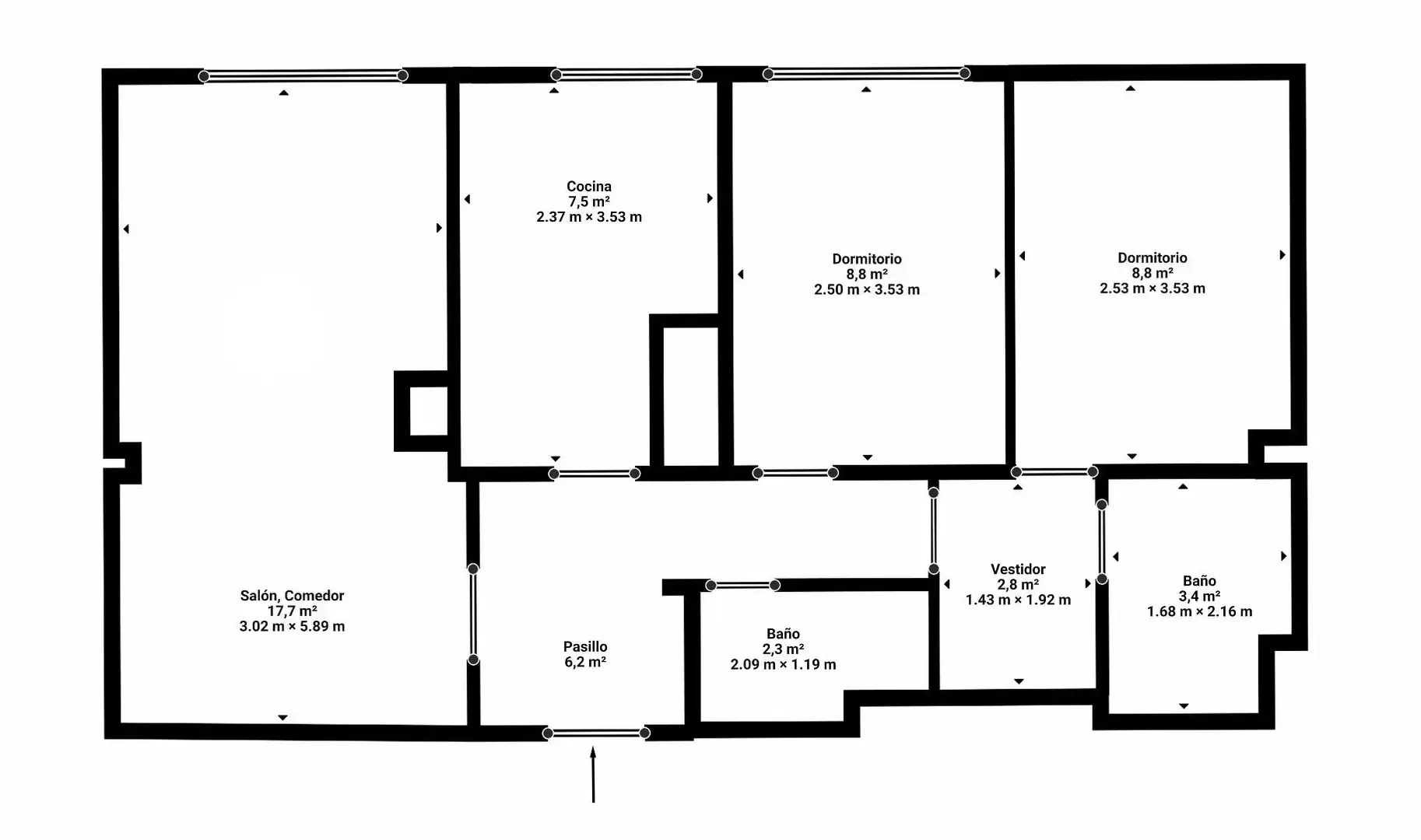 Flat for sale in San Claudio - Trubia - Las Caldas