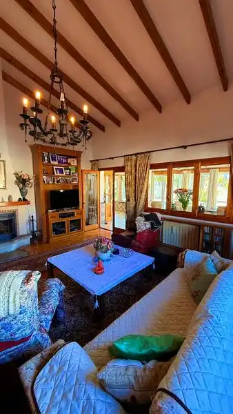 Living room of Houses for sale in Benidorm  with Swimming Pool, Furnished and Oven