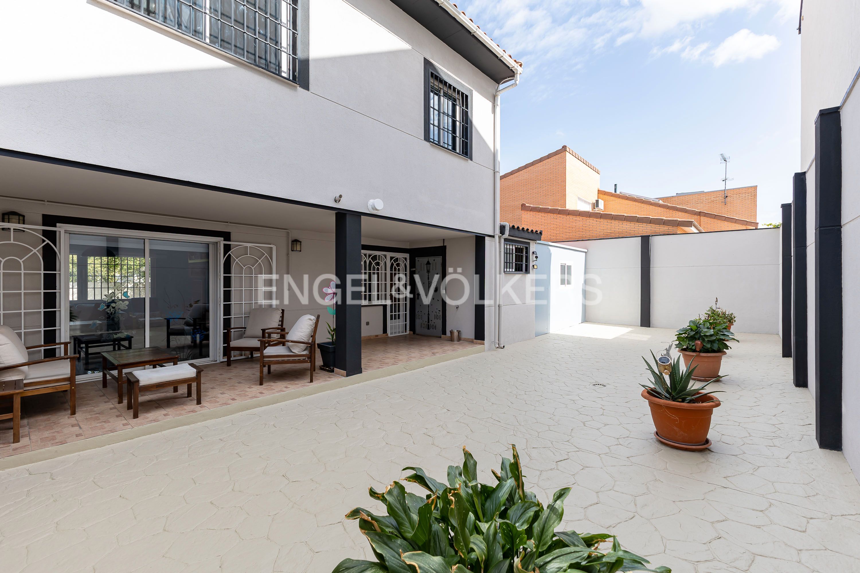 Terraza de Casa o chalet en venta en  Madrid Capital con Aire acondicionado, Calefacción y Jardín privado