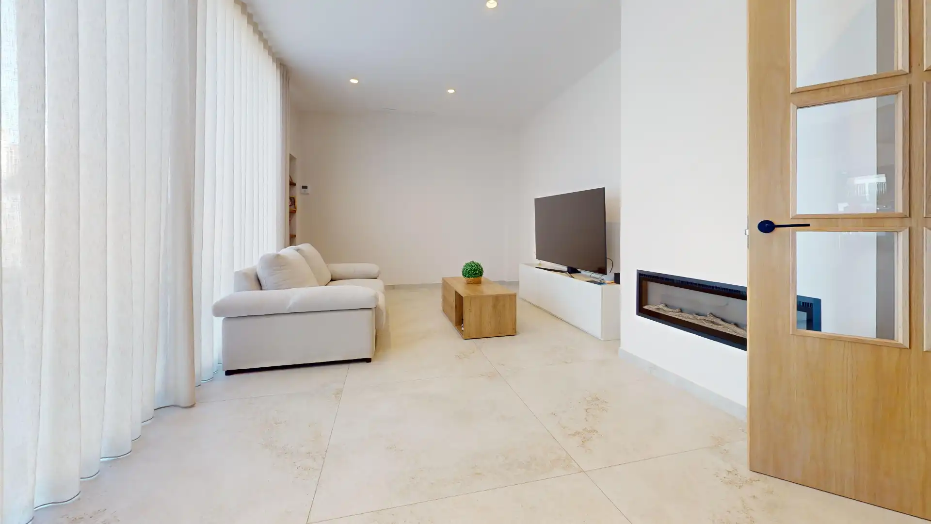 Sala d'estar de Casa o xalet en venda en Riba-roja de Túria amb Aire condicionat, Jardí privat i Terrassa