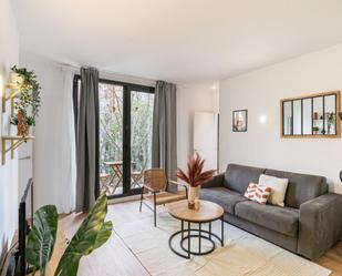 Sala d'estar de Apartament de lloguer en  Barcelona Capital amb Aire condicionat