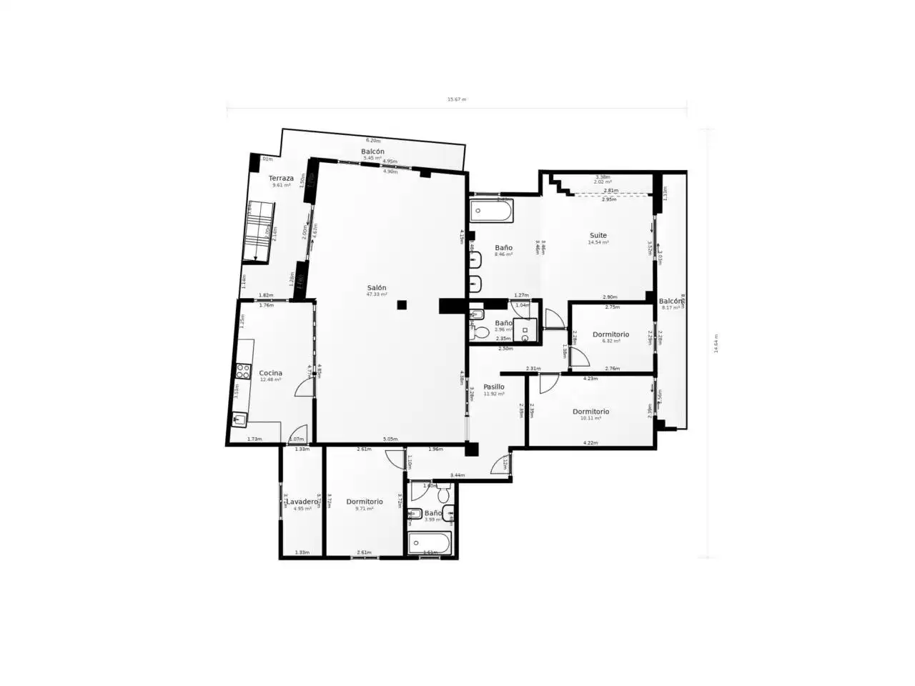 Ático en venta en Polinyà con Aire acondicionado, Calefacción y Terraza