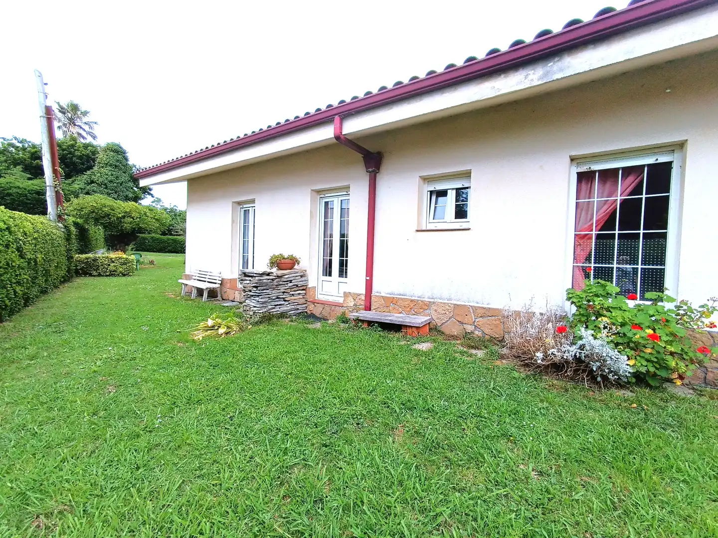 Vista exterior de Casa o chalet en venta en Barrika con Calefacción, Jardín privado y Terraza