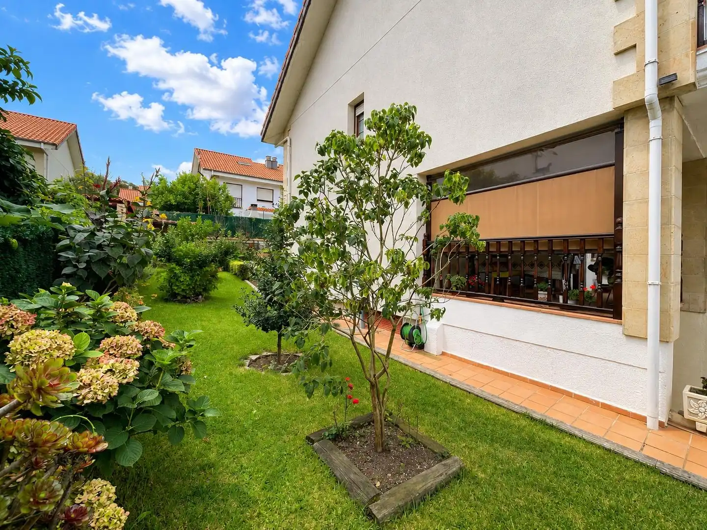 Garden of Houses for sale in Argoños   with Heating, Private garden and Community pool