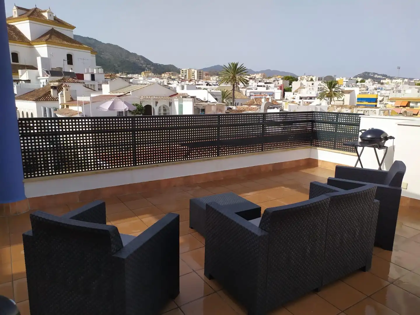 Terrasse von Dachboden zur Miete in Marbella