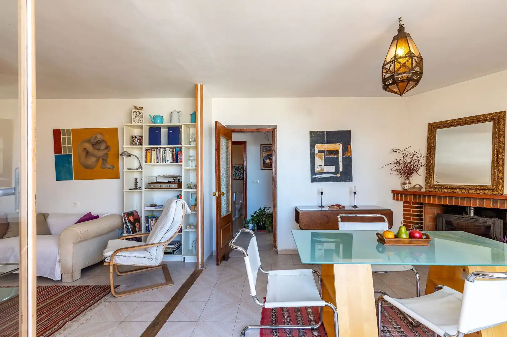 Living room of Houses for sale in Talaveruela de la Vera  with Private garden, Terrace and Storage room