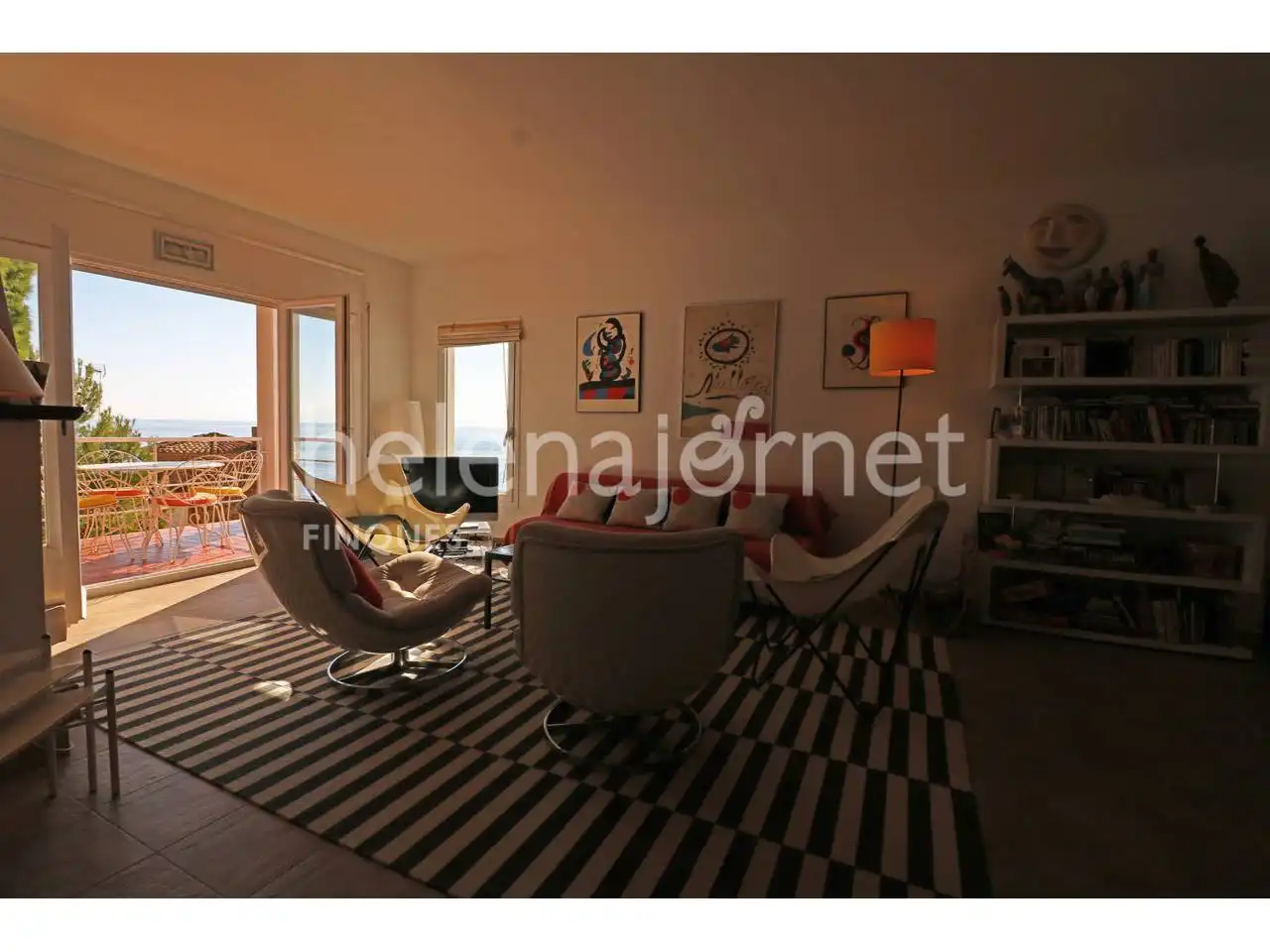 Sala d'estar de Casa o xalet en venda en Santa Cristina d'Aro amb Aire condicionat, Calefacció i Jardí privat