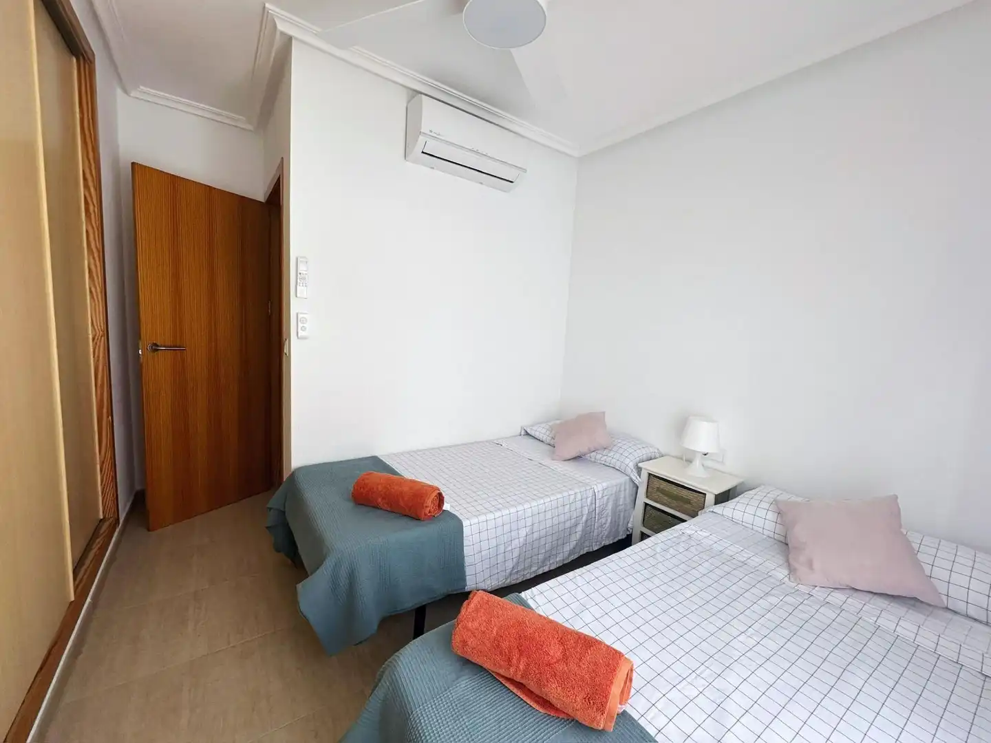 Schlafzimmer von Maisonette zur Miete in Pulpí mit Klimaanlage und Gemeinschaftspool