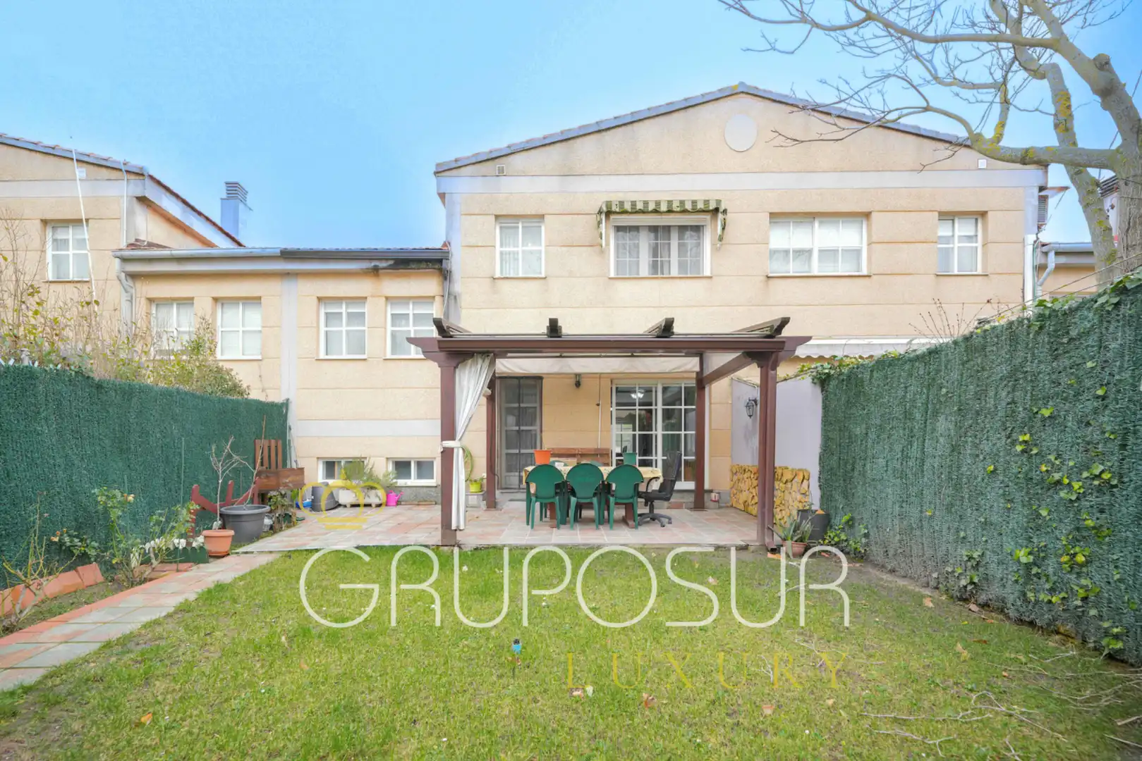Jardín de Casa adosada en venta en Arroyo de la Encomienda con Calefacción, Jardín privado y Parquet