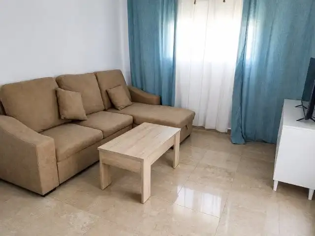Living room of Flat for rent in Manilva  with Private garden, Terrace and Community pool