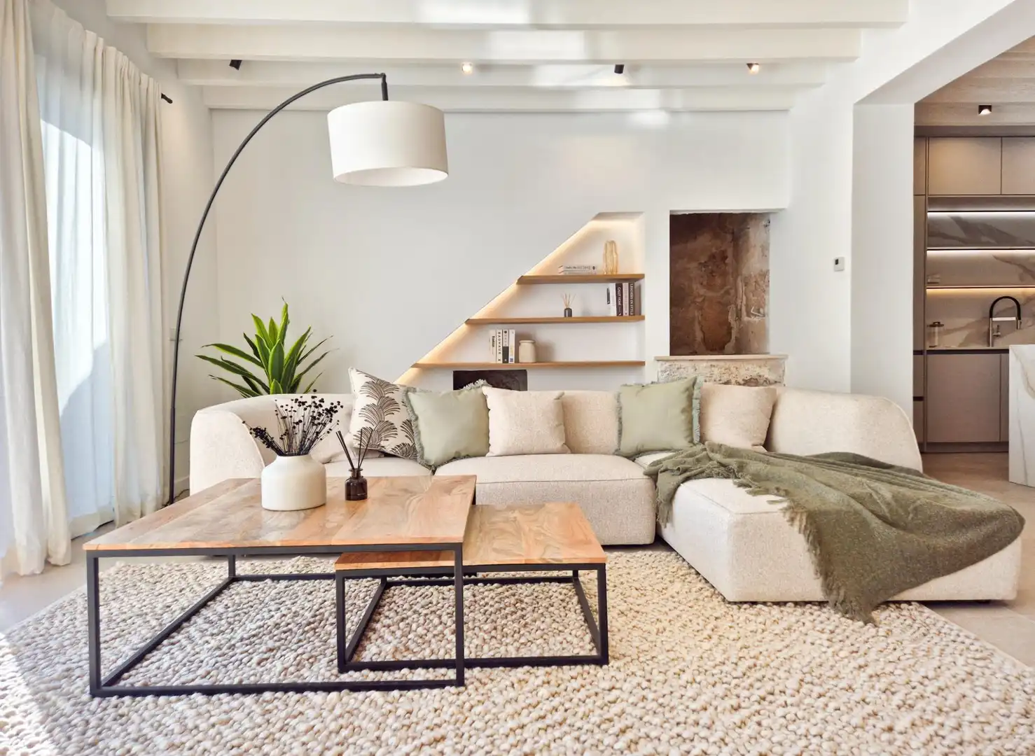 Sala d'estar de Casa o xalet en venda en  Palma de Mallorca amb Aire condicionat, Calefacció i Jardí privat