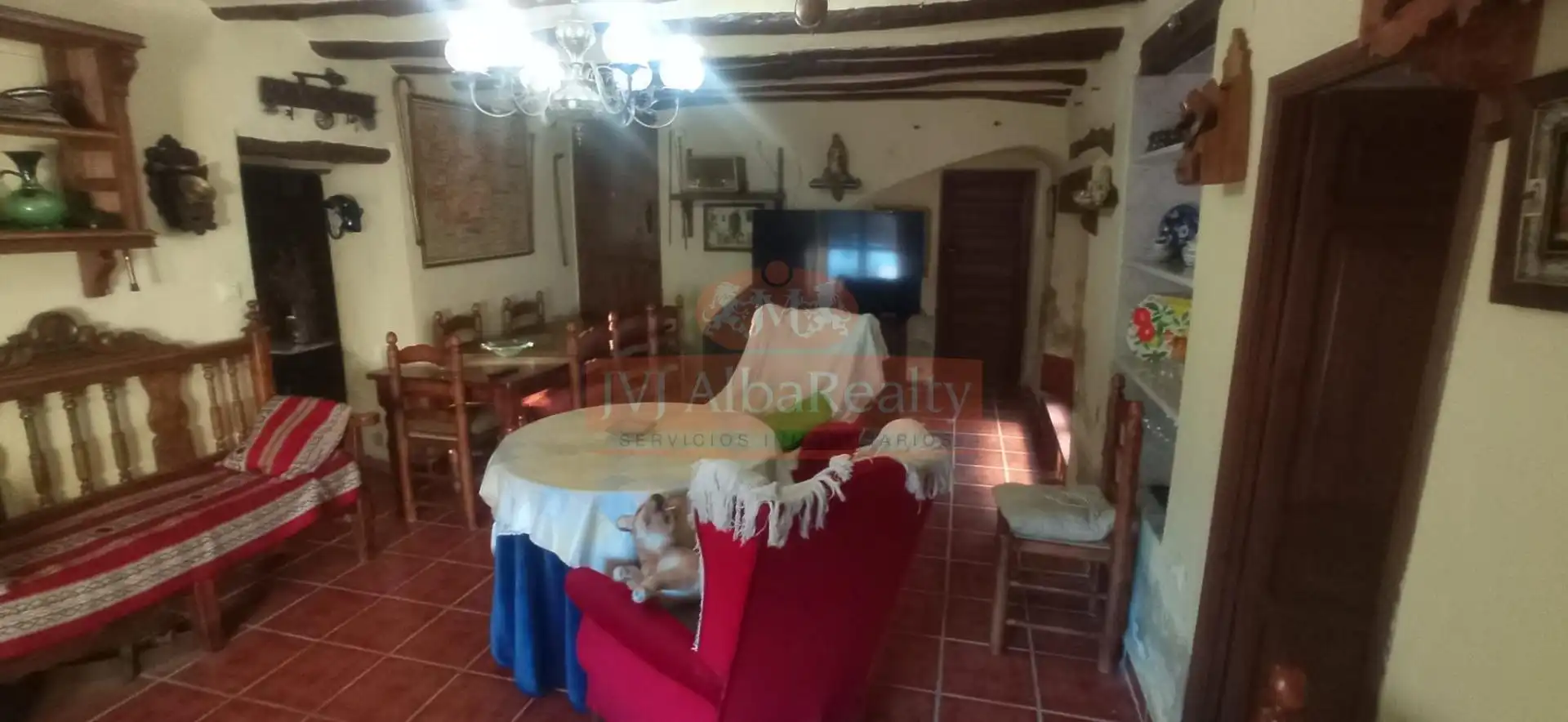 Sala de estar de Finca rústica en venta en Albacete