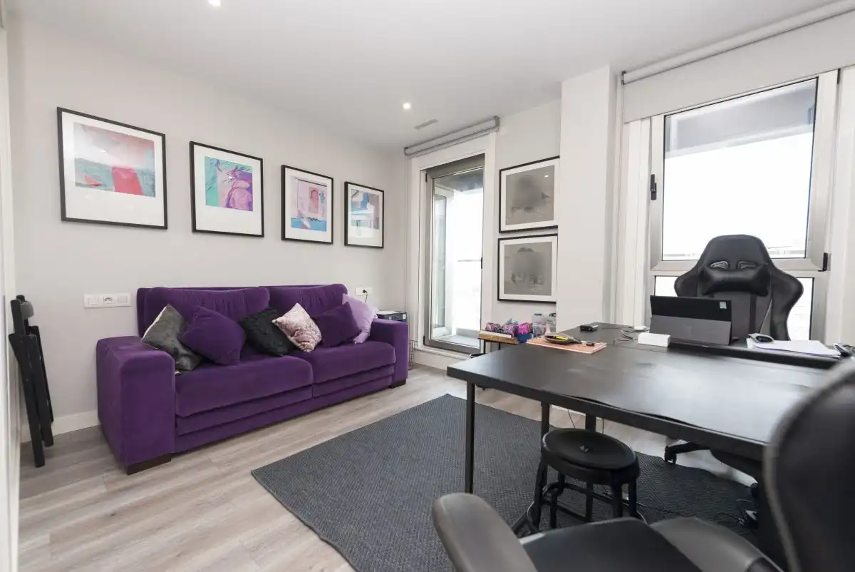 Living room of Flat for sale in A Coruña Capital   with Heating, Terrace and Storage room