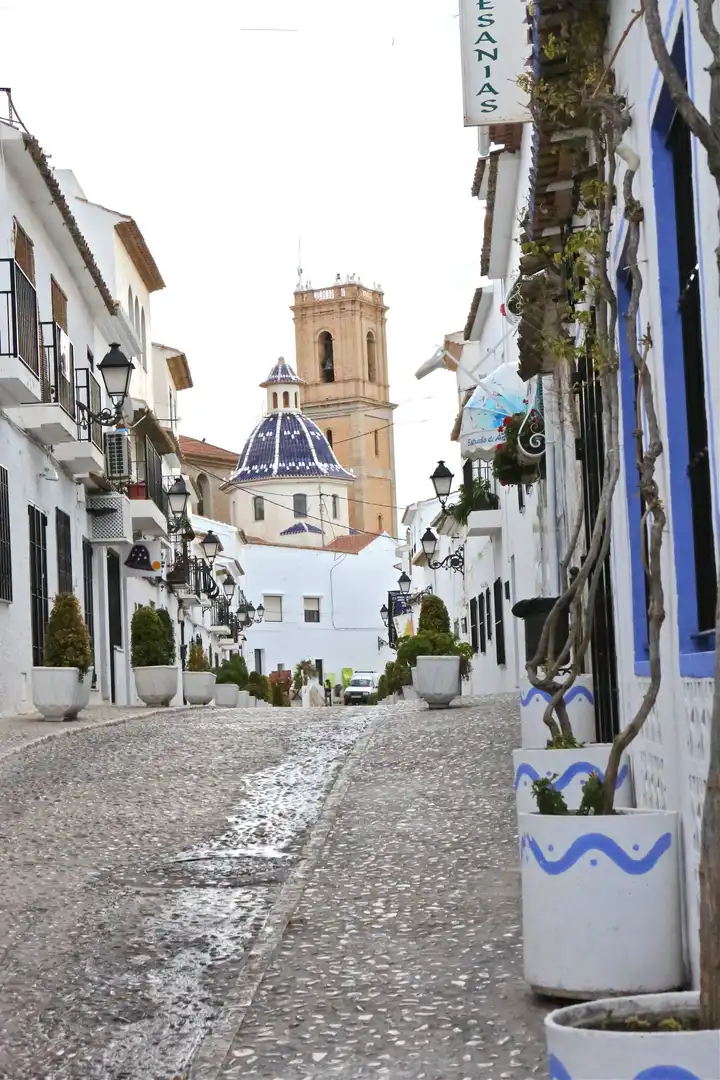 Außenansicht von Country house zum Verkauf in Altea mit Klimaanlage, Abstellraum und Schwimmbad