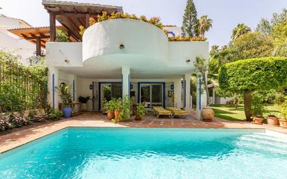 Garden of Single-family semi-detached for sale in Marbella  with Air Conditioner, Private garden and Terrace