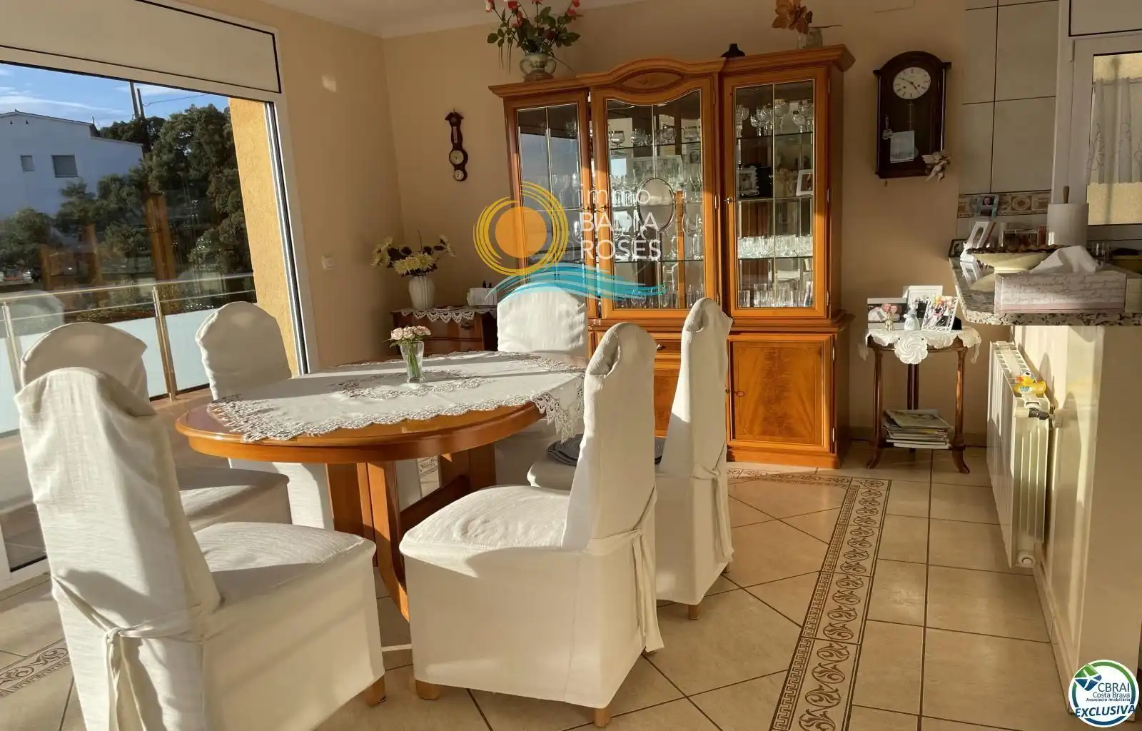 Dining room of Houses for sale in Roses  with Terrace, Storage room and Swimming Pool