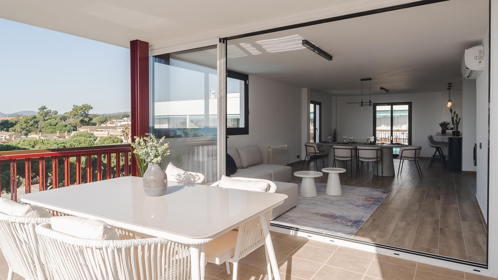 Terraza de Ático en venta en Sant Andreu de Llavaneres con Aire acondicionado, Calefacción y Jardín privado