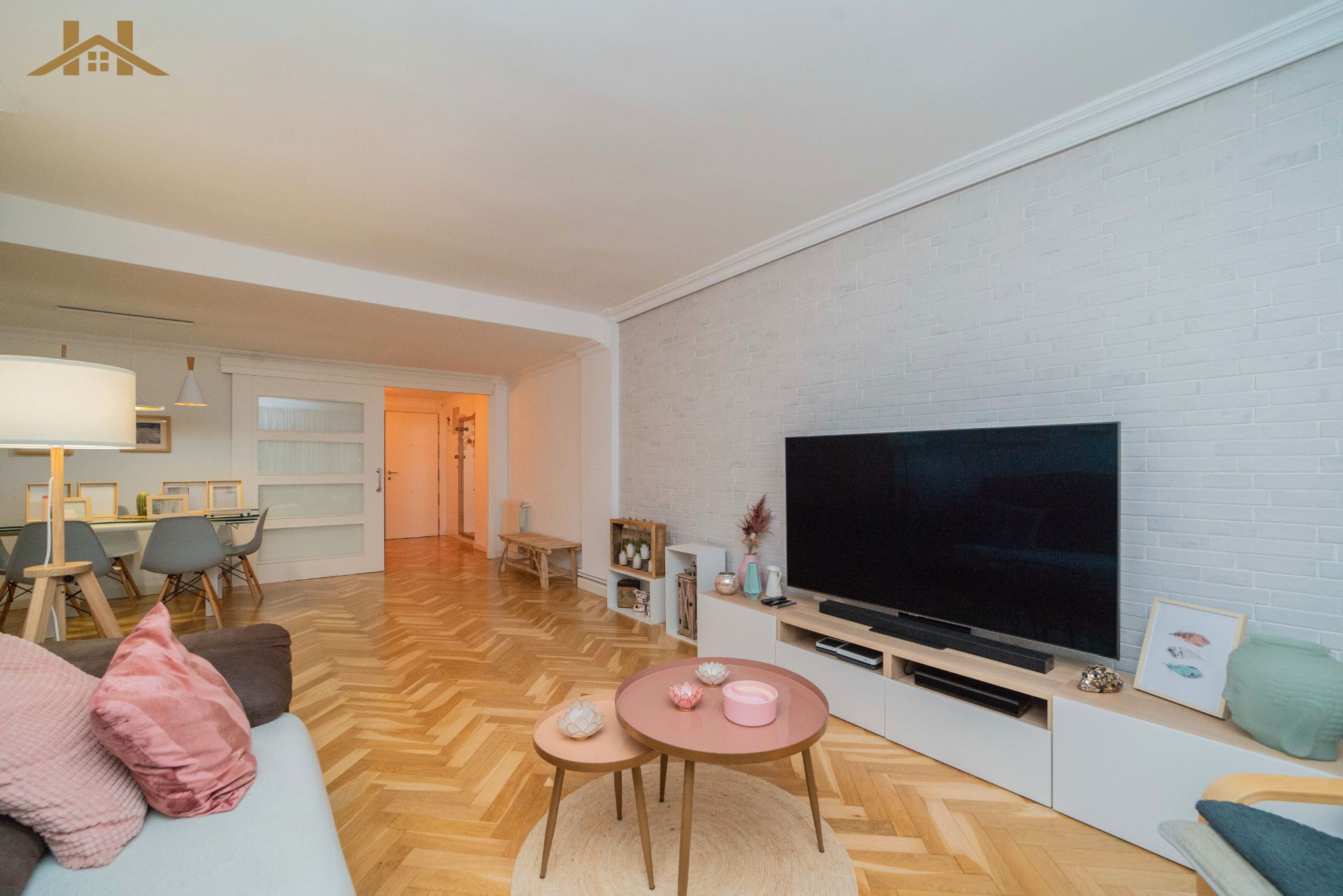 Sala d'estar de Pis en venda en Móstoles amb Calefacció, Parquet i Forn