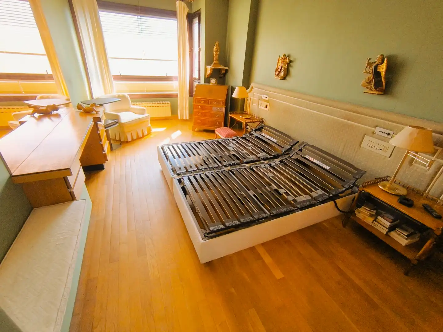 Schlafzimmer von Wohnung zum Verkauf in Palencia mit Klimaanlage, Heizung und Parkett