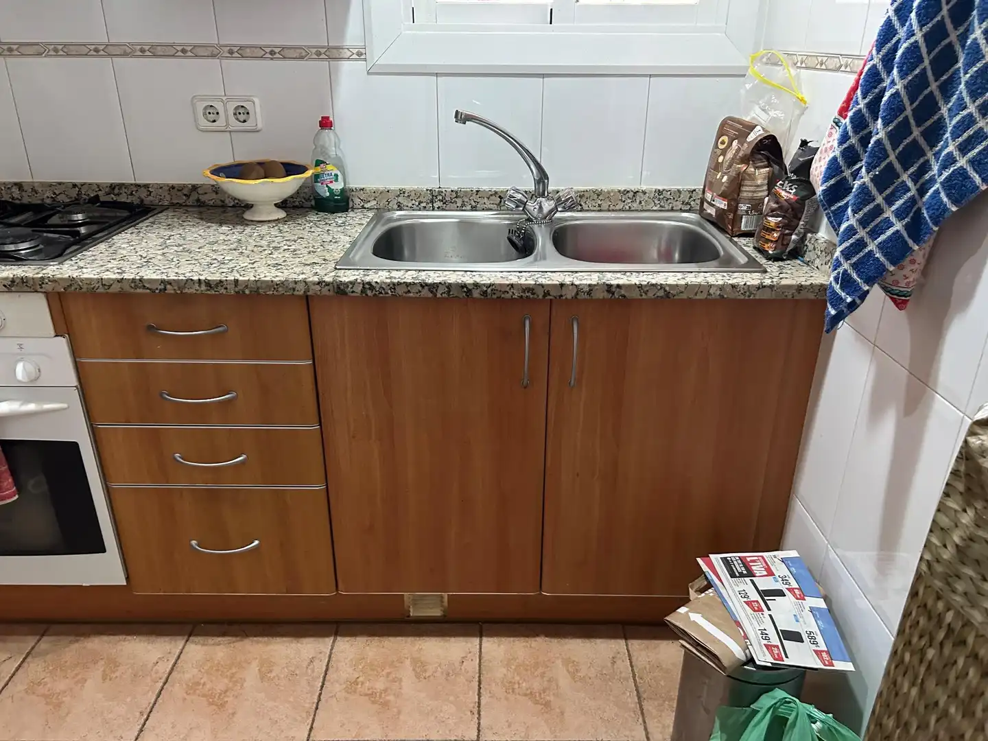 Küche von Wohnung zum Verkauf in Mataró mit Heizung und Balkon