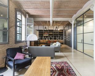 Living room of Loft to rent in  Barcelona Capital  with Air Conditioner, Heating and Storage room