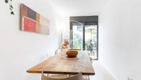 Dining room of Flat for sale in  Barcelona Capital  with Air Conditioner, Heating and Private garden