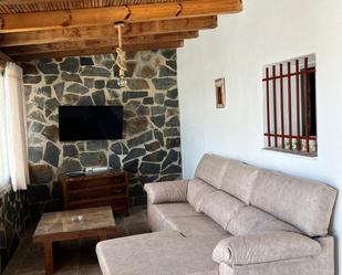 Sala d'estar de Finca rústica de lloguer en Conil de la Frontera amb Aire condicionat i Piscina