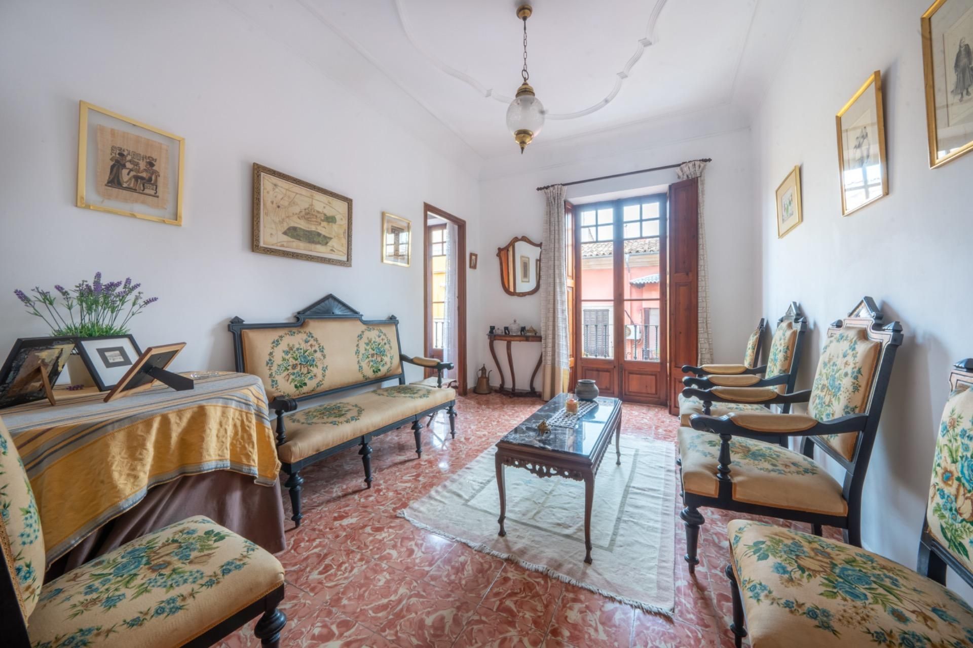 Living room of Flat for sale in  Palma de Mallorca  with Terrace, Storage room and Balcony