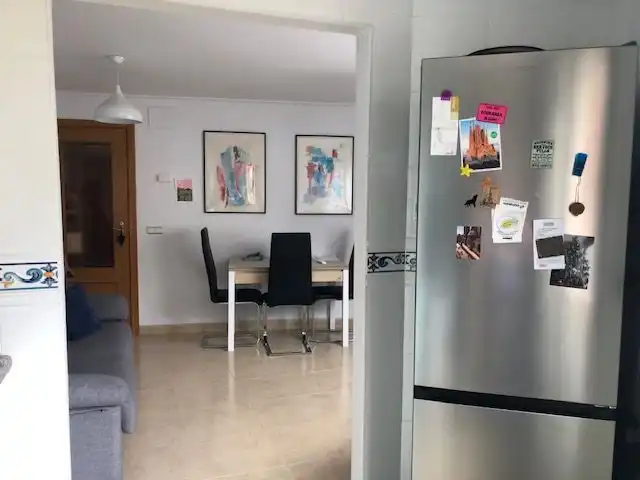 Menjador de Apartament en venda en Calpe / Calp amb Aire condicionat, Calefacció i Terrassa