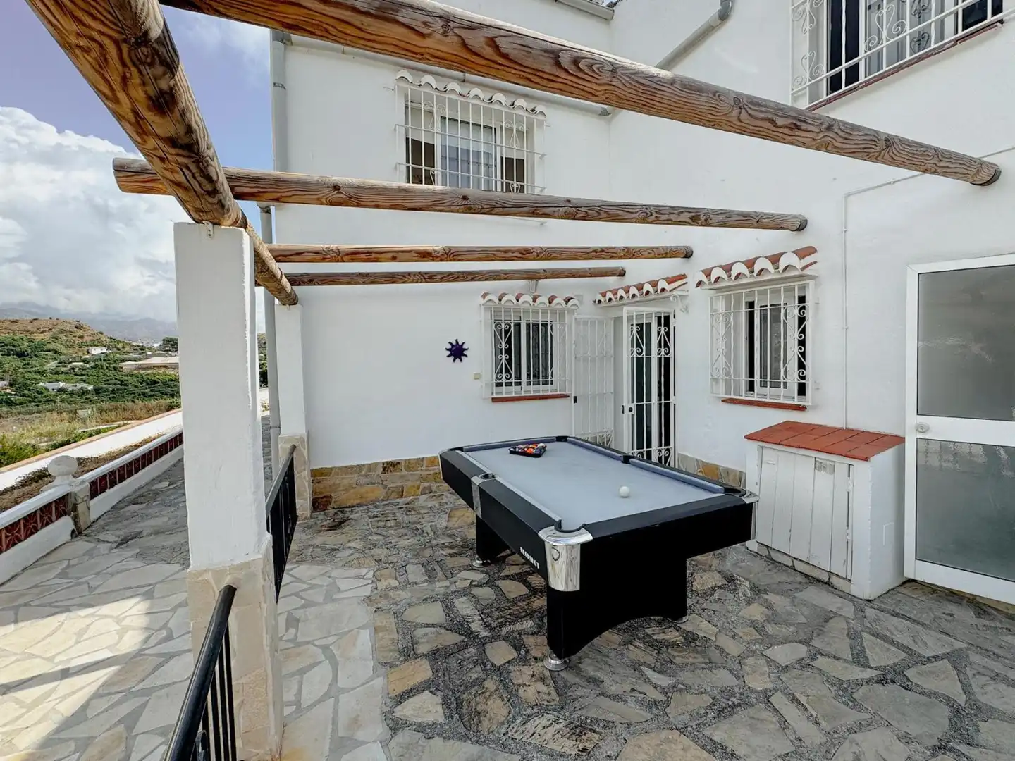 Terraza de Casa o chalet en venta en Nerja con Aire acondicionado, Jardín privado y Terraza