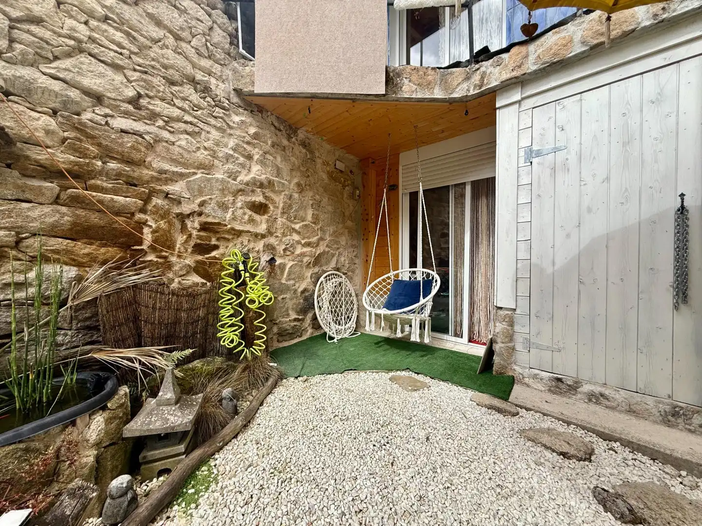 Terraza de Casa o chalet en venta en Sober con Jardín privado, Piscina y Amueblado