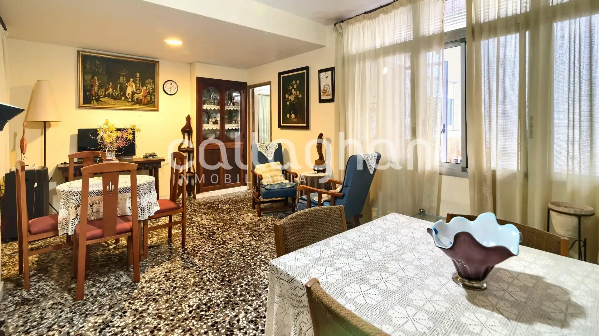 Sala de estar de Casa adosada en venta en Chilches / Xilxes